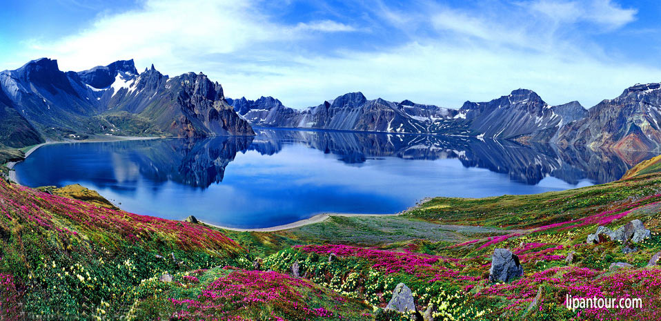 松花湖、長(zhǎng)白山、鏡泊湖